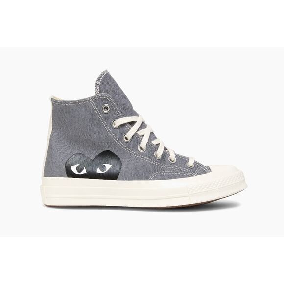 Comme des Garçons PLAY x Converse Other - Comme des Garçons PLAY  Chuck Taylor High-Top Sneakers Gray Size 9